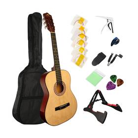 Besyou 794677217570 Acoustic Guitar 38 Inch Wood With Starter Kit-travel Gig Bag Tuner Guitar