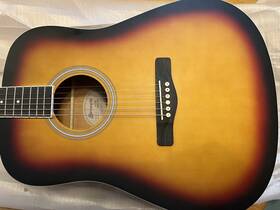 B20asb Boroughs Beginner Auditorium Acoustic Guitar Sunburst