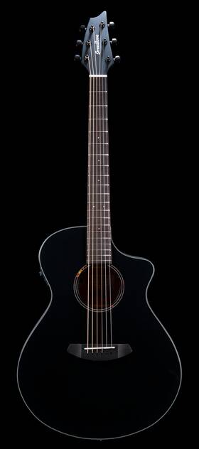 Breedlove 850055481152 Discovery S Satin Black Ce Acoustic Electric Guitar