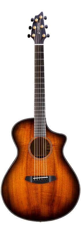 Orcn04cemymy Breedlove Oregon Concert Ce Acoustic-electric Guitar - Bourbon Myrtlewood