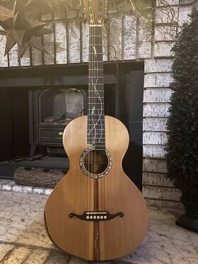 4284 Bruce Wei Model Bw-pg Parlor Acoustic Guitar Deal Of The Month Read Offers
