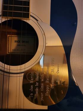 Buck Owens America H117 Guitar He Personally Gave To Employee