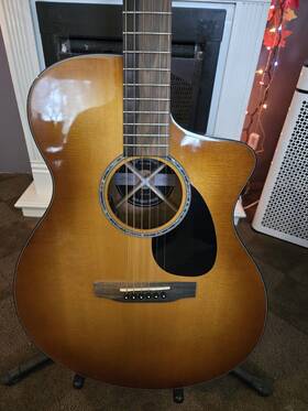 Sn-m274811 C.f.martin Sc-12e Special Burst Acoustic Electric Guitar Ln Free Shipping