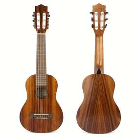 Tq30483 Camwood Ahajii 28 Inch Acoustic Guitalele Guilele Teakwood Material With Gig Bag