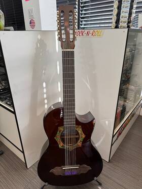 Sdg-816 Caraya Bajo Sexto Mariachi 12 Strings Guitar Cutaway