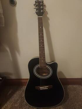 Crg58 Carlo Robelli Black Acoustic