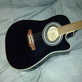 Carlo Robelli Crg5b 3/4 Size Childrens Or Travel Acoustic Guitar