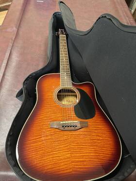 Cw4103fcs Carlo Robelli Spruce Rosewood Acoustic Electric Guitar Needs String With Case