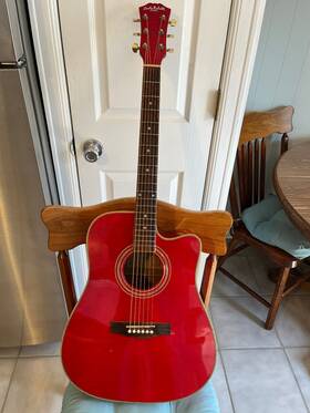 Cw4124 Carlo Robelli Acoustic/electric Guitar