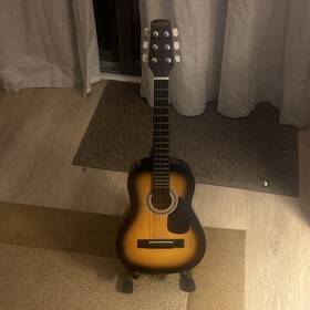 W-50-ts Carlo Robelli Kids Vintage Acoustic Guitar Model Sunburst 6 String