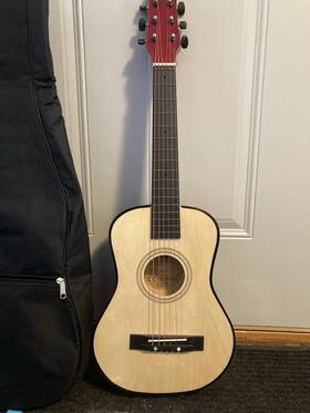 Cb Sky 897033050999 30 Inch Wooden Acoustic Guitar For Kids/boys/girls/beginners/guitar Age 3-5 5