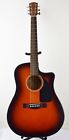 Cd-60ce Fender Acoustic Guitar In Sunburst Very Good Condition