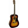 Cd60sunburstdreadpack Fender Spruce Top Sunburst Acoustic Dreadnought Guitar More