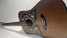 Checkmate G440 Vintage Acoustic Guitar - Needs Repair Scratches And Missing Parts