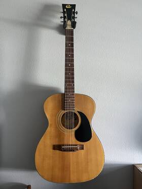 Gs-10 Combo Concert Acoustic Guitar 1970s Mik