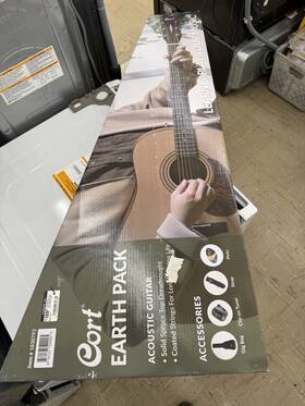 Cort 1830793 Acoustic Guitar Earth Pack Bundle Earthpackop-a-u