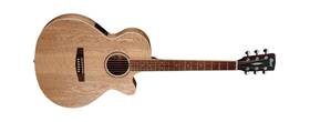 Cort 809625365066 6 String Acoustic-electric Guitar Right Open Pore Natural Full Sfxab