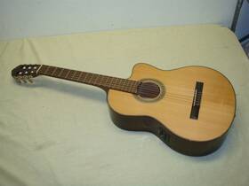 Ac250f Cort Nat Acoustic/electric Classical Guitar -nice-new