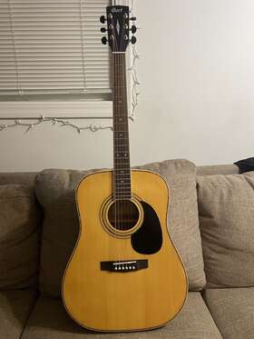 Ad880ns Cort Ad880 Standard Series Acoustic Guitar