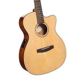 L60cenat Cort Guitars L60ce Orchestra Cutaway Acoustic-electric Guitar - Natural