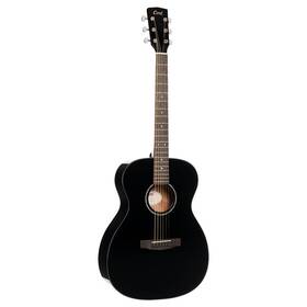 L60bk-u Cort L60 Om Acoustic Guitar Solid Spruce Top - Black Gloss