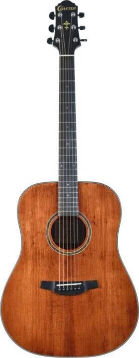 Hd250-br Crafter Silver Series 250 Dreadnought Acoustic Guitar With Engelmann Spruce Top