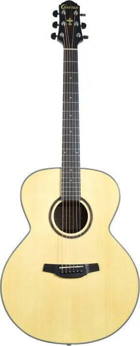 Hj250-n Crafter Silver Series 250 Jumbo Acoustic Guitar With Engelmann Spruce Top