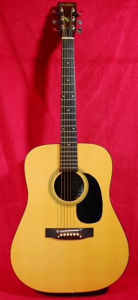 Crestline Cit810 Vintage Cit-810 Dreadnought Acustic Guitar With Case