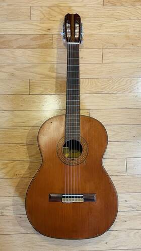 2058 Crestwood Rare Vintage Model 6-string Acoustic Guitar Made In Japan 1970s