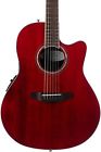 00647139324395 Cs28-rr Ovation Celebrity Standard Guitar Transparent Ruby Red