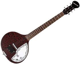 Danelectro 611820028725 Baby Sitar - Red Crackle