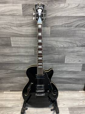 A1d017720 Dangelico Guitars 680196086189 Dftangelico Premier Dapsssbkcscb Black Hollow Body Electric Guitar With