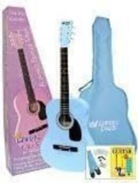 Darling Diva 843544000682 Ddpkg12bl Acoustic Guitar Powder Blue