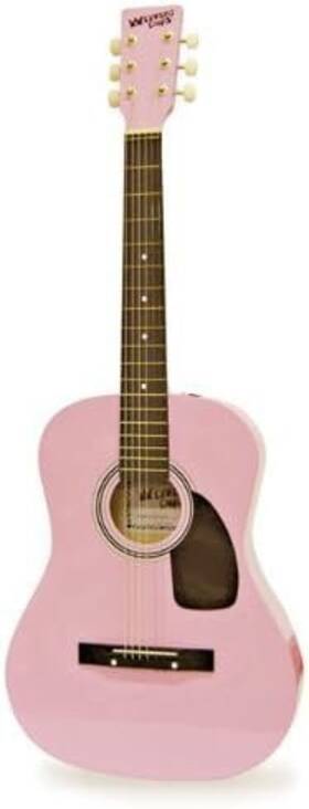 Darling Diva 843544000705 Ddpkg12pk Acoustic Guitar Cotton Candy Pink