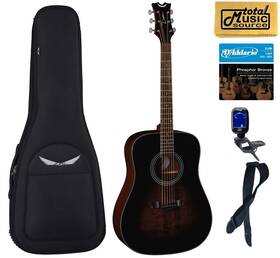 Dean 683609927888 St Augustine Dreadnaught Guitar Vintage Burst Bag Bundle
