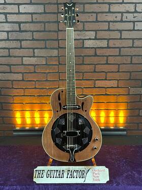 Dean Resonatorcutawayae-0228-u Rce Resonator Cutaway Satin Natural Mahogany Acoustic Electric Guitar