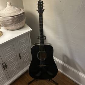 Delta D42/ceqbbs Black Acoustic Guitar Musical Instruments Nashville Tn