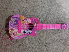 Disney Dp285 Princess Kids Guitar First Act Ariel Cinderella Rapunzel Jasmine Read