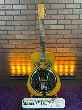 Dobro Hounddogsn-0429-u Hound Dog Deluxe Squareneck With Fishman Resonator Pickup 2010s - Vinta