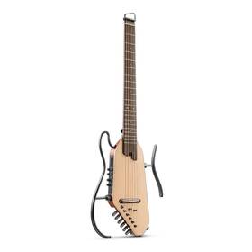 Dn-ec6866-hush-i-pro-na Donner Hush-i Pro Acoustic-electric Travel Guitar Kit - Natural