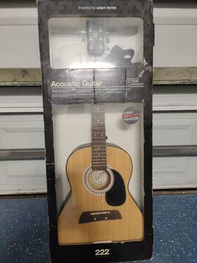 Ct-10 Dreadnought 607266803521 222 First Act Acoustic Guitar Adam Levine And Clipon Deltalab Digital Tuner