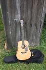 Dreadnought Martin Jr Junior Body Acoustic Guitar Travel Size With Gig Bag 729789467896