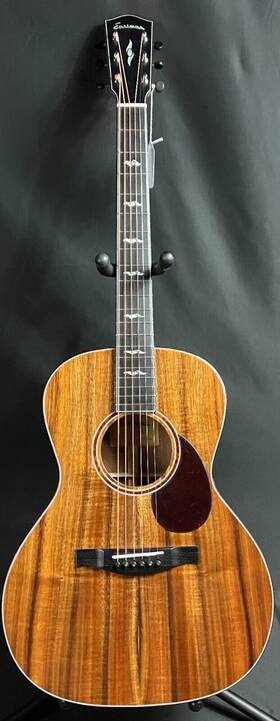 Eastman 846940071874 L-ooss-koa Luthier Series Concert Acoustic Guitar Figured Koa With Case