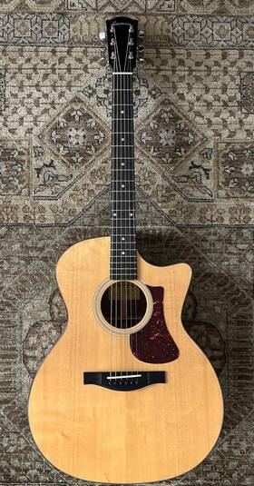 Ac122-1ce-dlx Eastman Grand Auditorium Acoustic-electric With Gig Bag And Free Setup