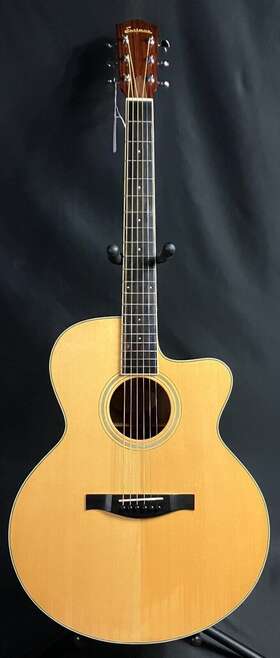 Ac315-c Eastman Jumbo Cutaway Acoustic Guitar Gloss Natural With Ohsc