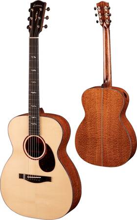19497 Eastman Acoustic Guitars L-om-qs Quilted Sapele