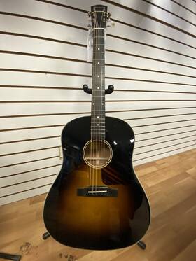 E1oss-tc Eastman Sunburst Acoustic Guitar With Case Handcrafted In Beijing