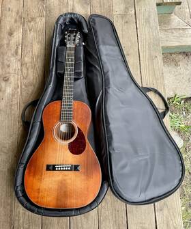 E1p-ltd-cla Eastman Bluesmaster Parlor Acoustic Guitar With Gigbag