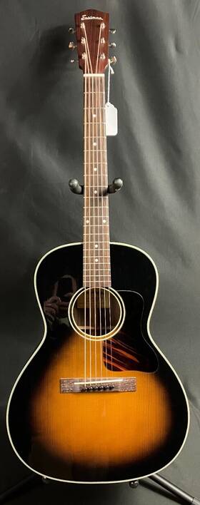 E20ooss-tc Eastman Thermo-cure Concert Acoustic Guitar Vintage Sunburst With Case