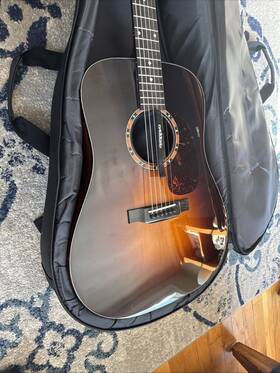 E2d-dlx-sb Eastman Deluxe Sunburst Acoustic Electric Guitar With Case